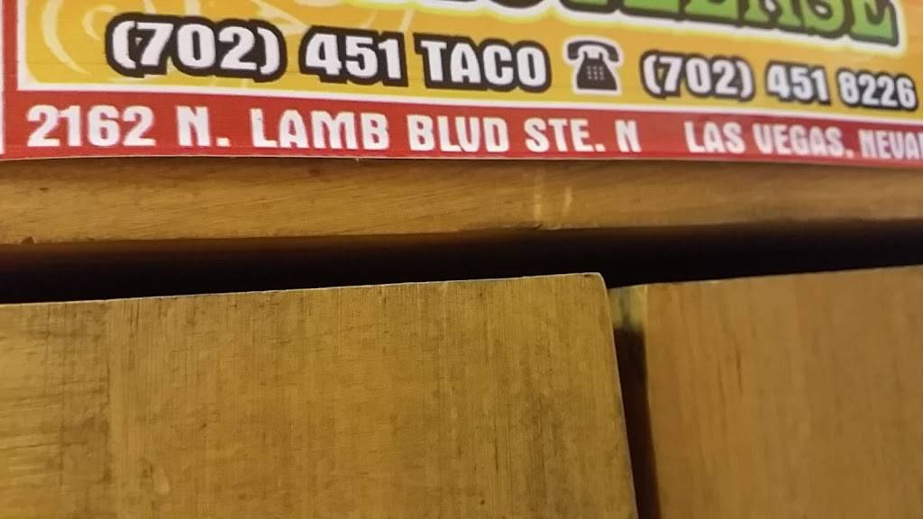 Tacos El Autlense | restaurant | 2162 N Lamb Blvd, Las Vegas, NV 89115, USA | 7024518226 OR +1 702-451-8226