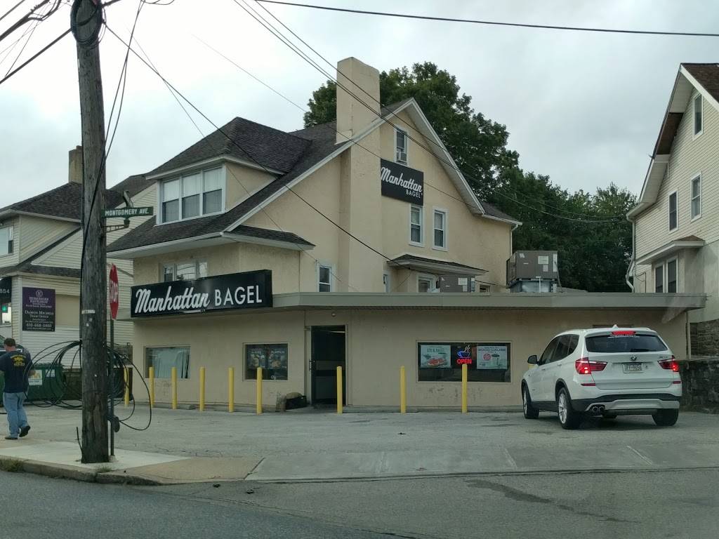 Manhattan Bagel | bakery | 856 Montgomery Ave, Narberth, PA 19072, USA | 6106680400 OR +1 610-668-0400