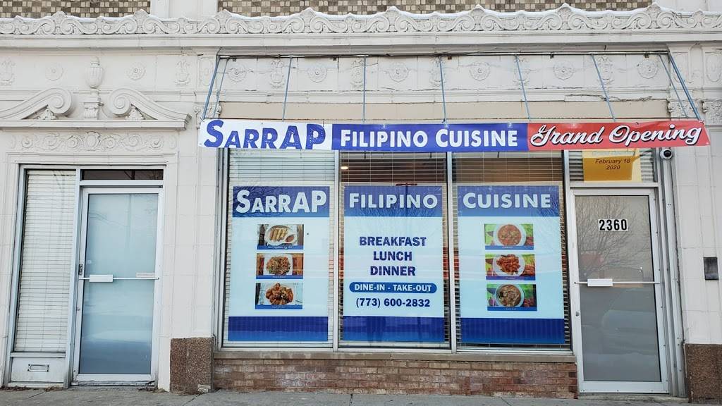 Sarrap Filipino Cuisine and BYOB | restaurant | 2360 N Neva Ave, Chicago, IL 60707, USA | 7736002832 OR +1 773-600-2832