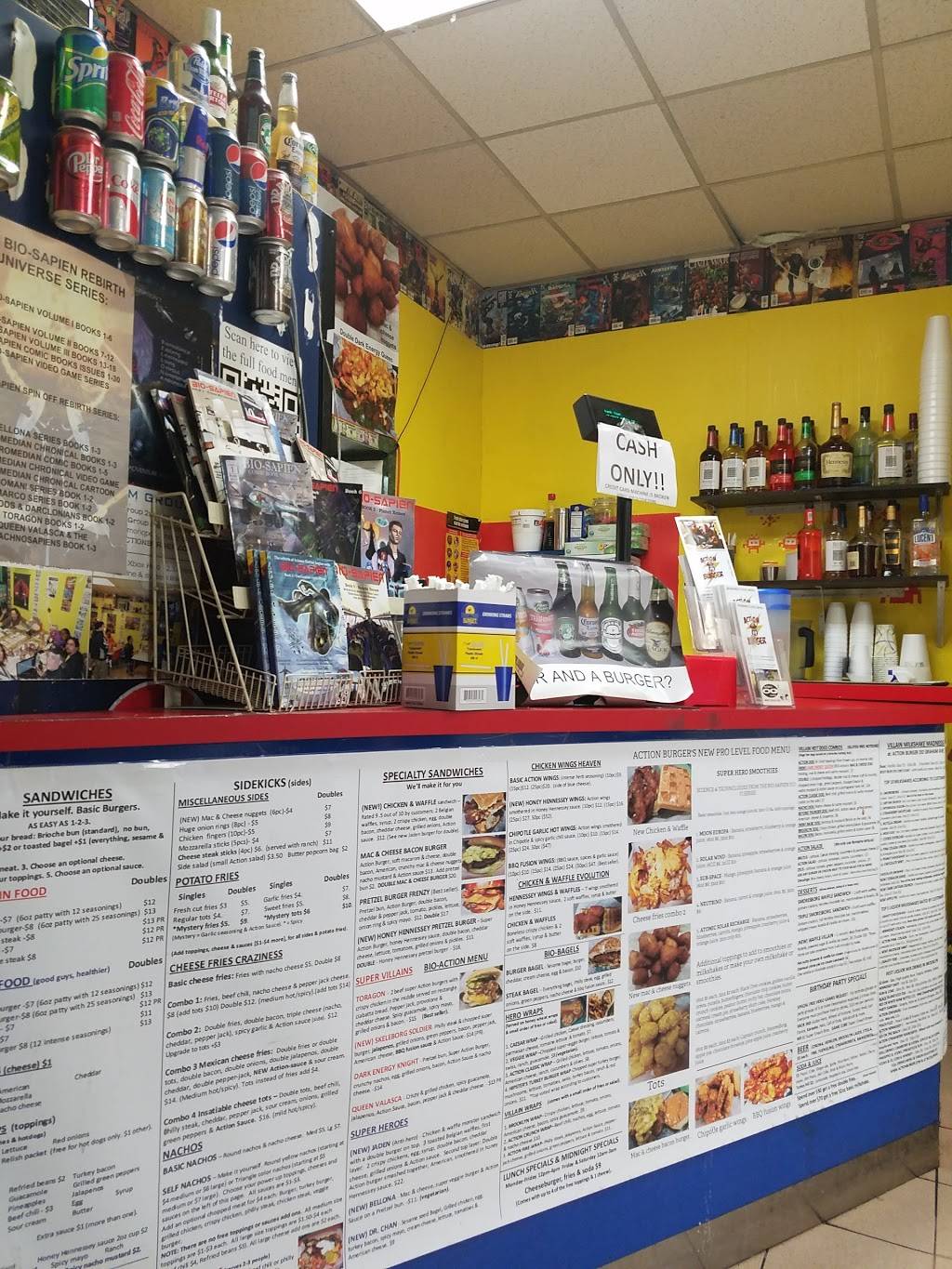 Action Burger | restaurant | 292 Graham Ave, Brooklyn, NY 11211, USA | 7185994376 OR +1 718-599-4376