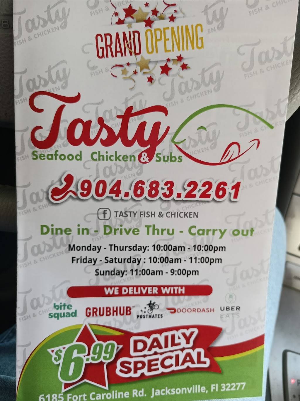 Tasty seafood chicken and sub | restaurant | 6185 Fort Caroline Rd, Jacksonville, FL 32277, USA | 9046832261 OR +1 904-683-2261