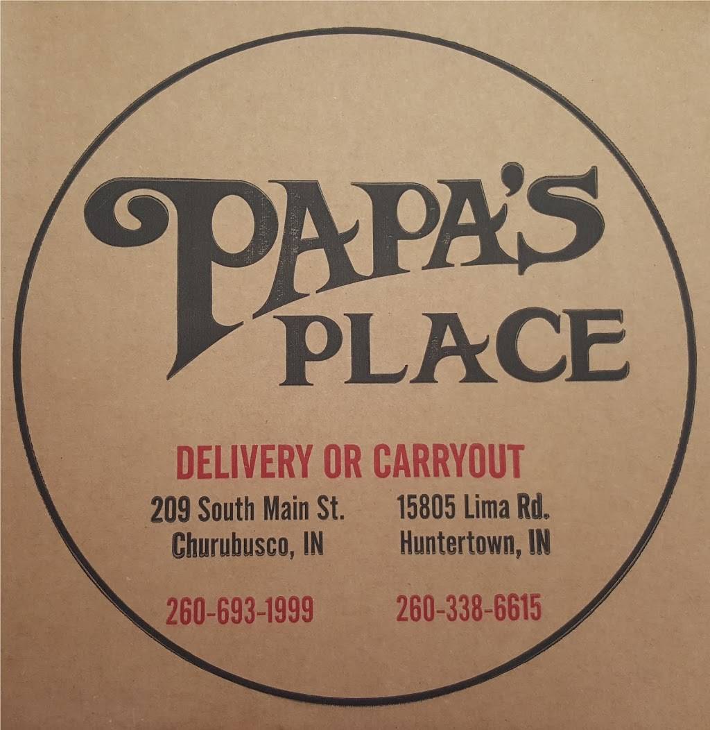 Papas Place Churubusco | meal delivery | 209 S Main St, Churubusco, IN 46723, USA | 2606931999 OR +1 260-693-1999