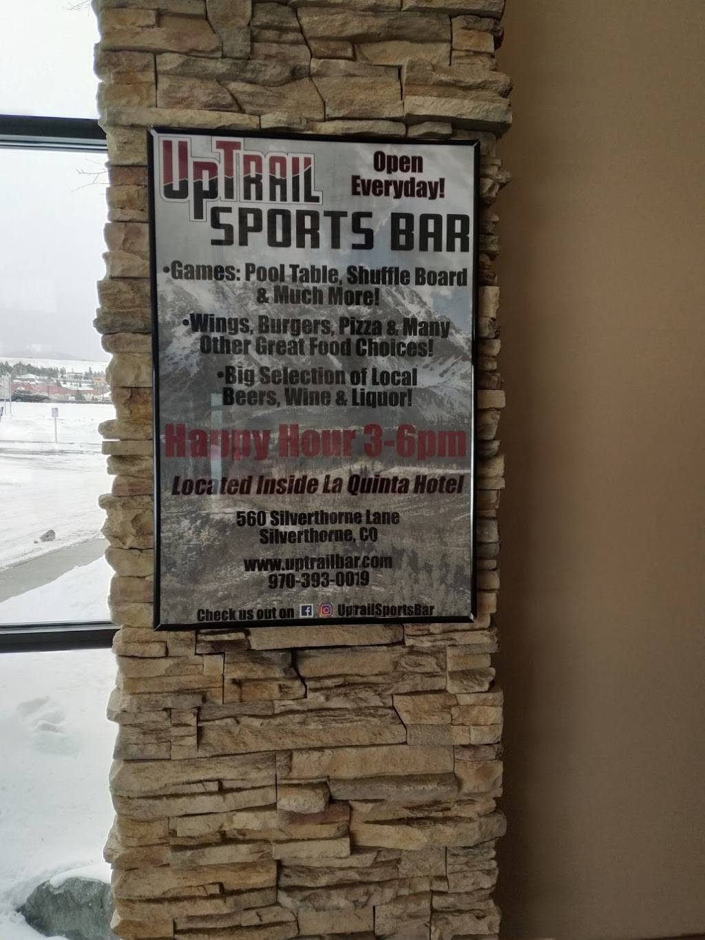 UpTrail Sports Bar & Grill | restaurant | 560 Silverthorne Ln, Silverthorne, CO 80498, USA | 9703930019 OR +1 970-393-0019