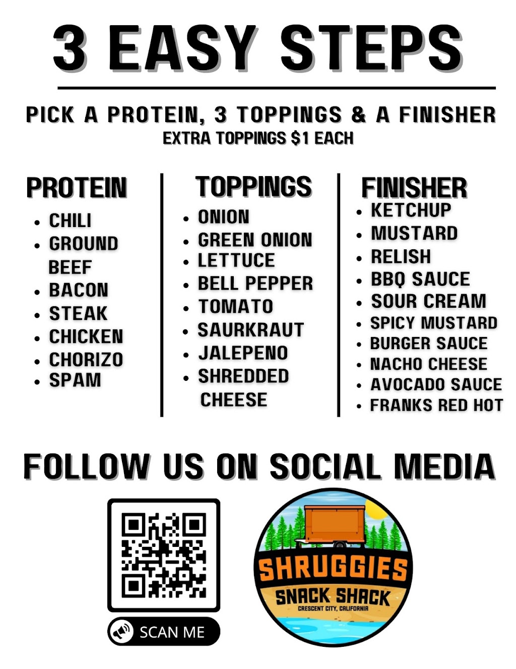 Shruggies Snack Shack | restaurant | 284 L St, Crescent City, CA 95531, USA | 9169958287 OR +1 916-995-8287