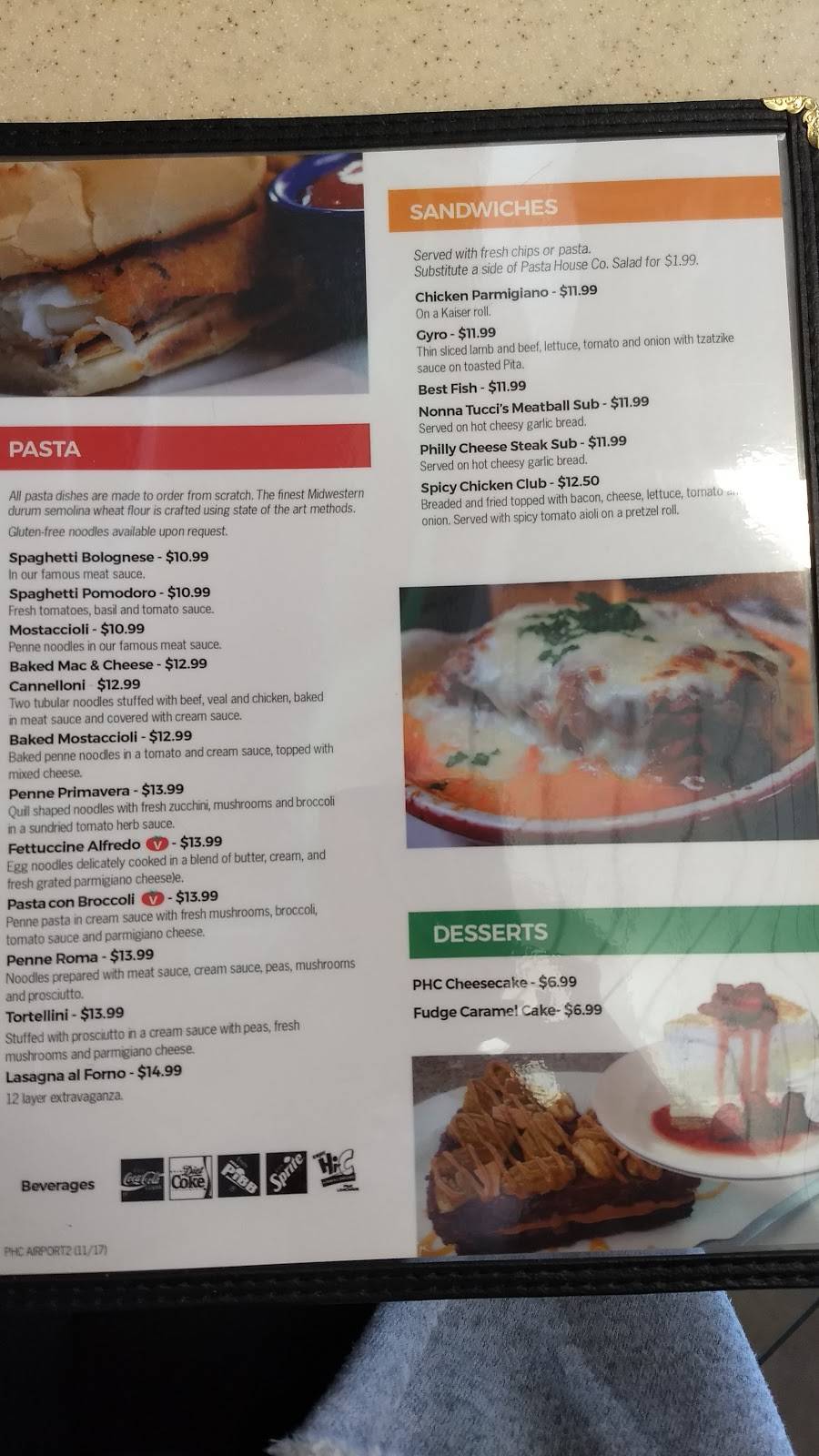 The Pasta House Co and Schlafly Beer | restaurant | STL Terminal 2, St. Louis, MO 63145, USA | 3147389363 OR +1 314-738-9363