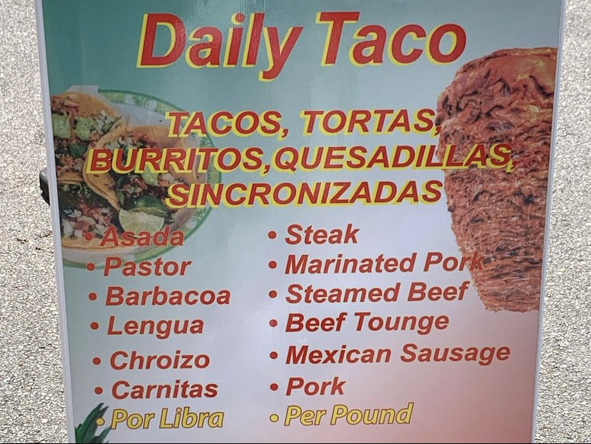Daily Taco | restaurant | 5450 Palm Beach Blvd, Fort Myers, FL 33905, USA | 2392232932 OR +1 239-223-2932