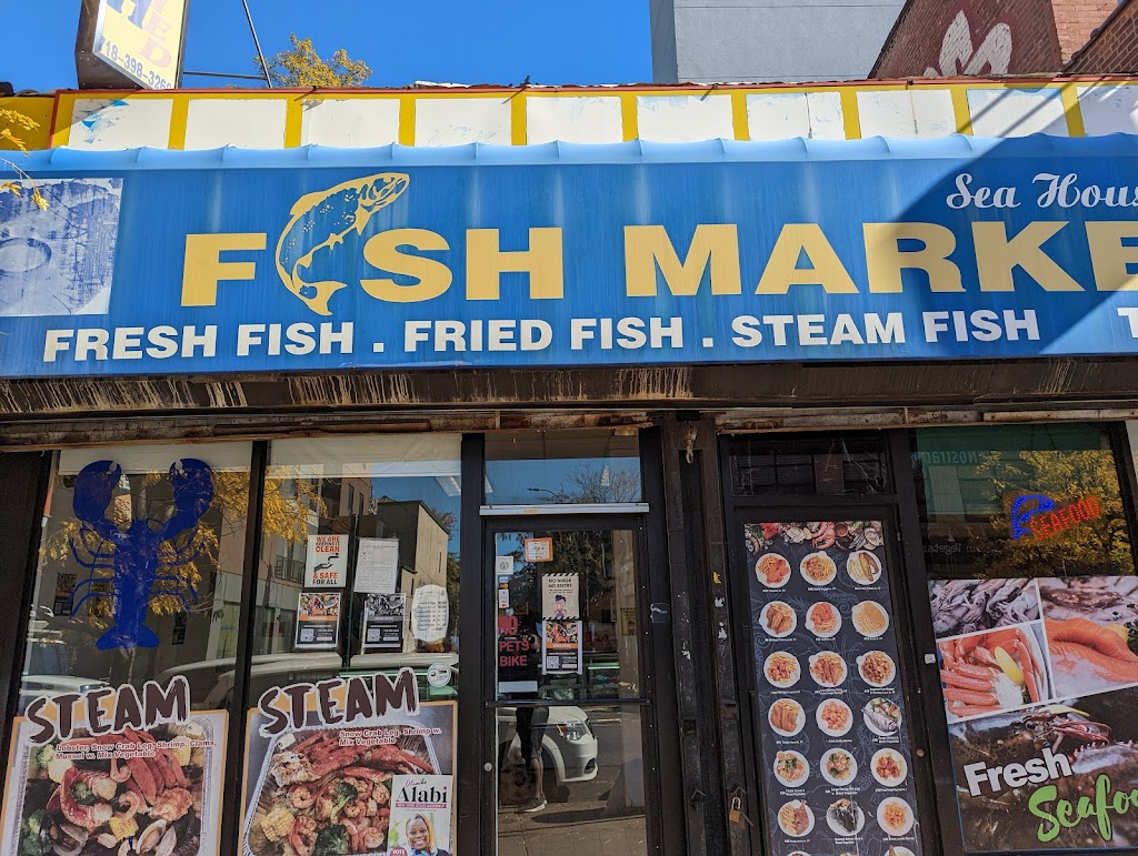 Sea House Fish Market | restaurant | 541 Nostrand Ave., Brooklyn, NY 11216, USA | 7183983266 OR +1 718-398-3266