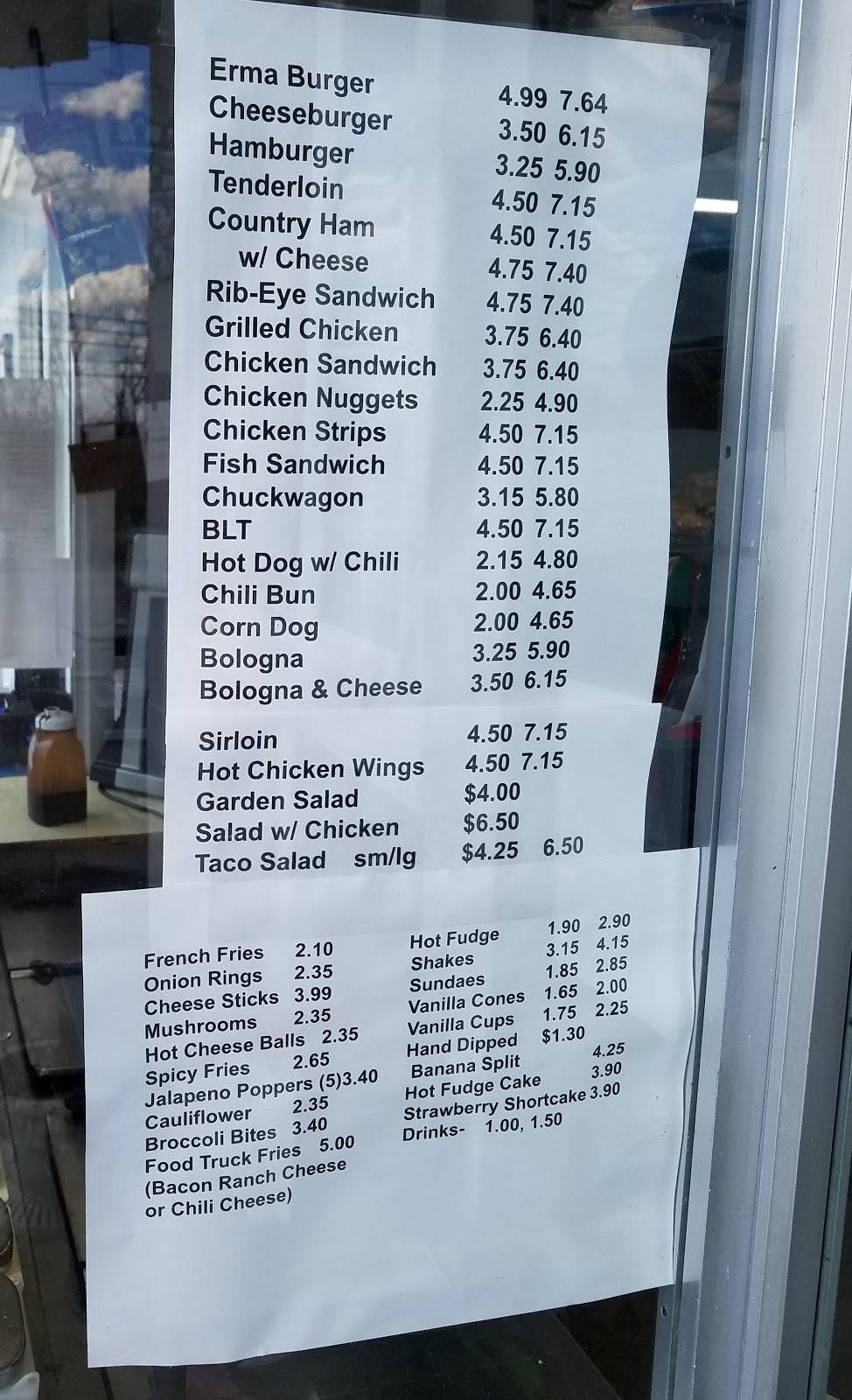 Ermas | restaurant | 836 US-60, Owingsville, KY 40360, USA | 6066742486 OR +1 606-674-2486