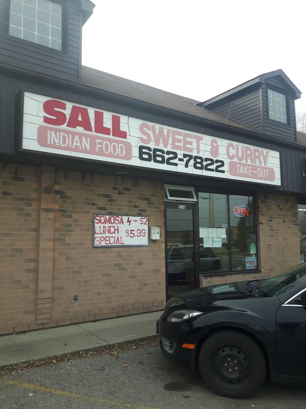Sall Sweet & Curry | restaurant | 216 Barton St, Stoney Creek, ON L8E 2K2, Canada | 9056627822 OR +1 905-662-7822