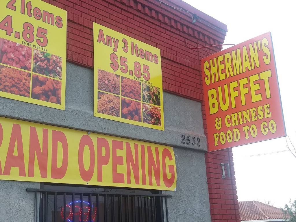 Sherman Chinese Buffet | restaurant | 2532 E Main St, Stockton, CA 95205, USA | 2094662269 OR +1 209-466-2269