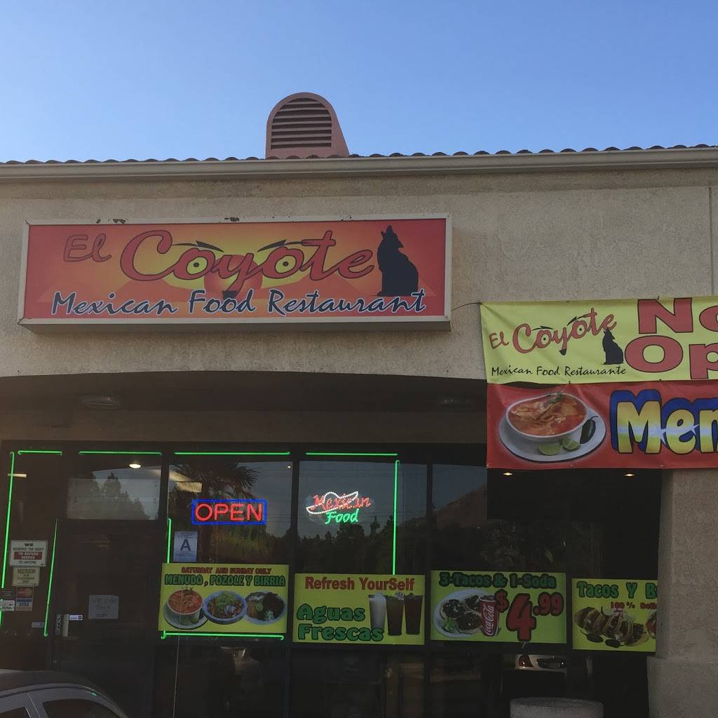 El Coyote Restaurante | restaurant | 1705 E Washington St #108, Colton, CA 92324, USA | 9098721172 OR +1 909-872-1172