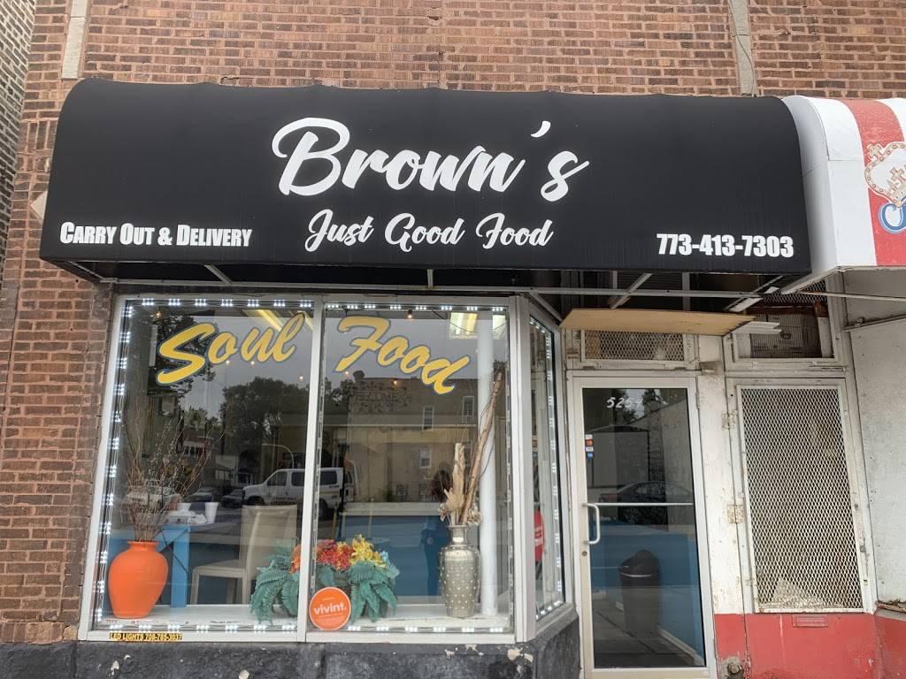 Browns Soul Food | restaurant | 5254 W Chicago Ave, Chicago, IL 60651, USA | 7734137303 OR +1 773-413-7303