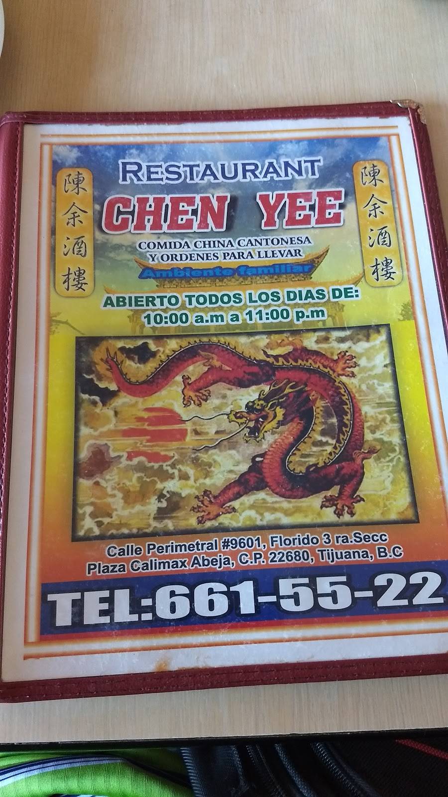 Chen yee | restaurant | Florido, III, Tijuana, B.C., Mexico | 6615522 OR +52 6615522