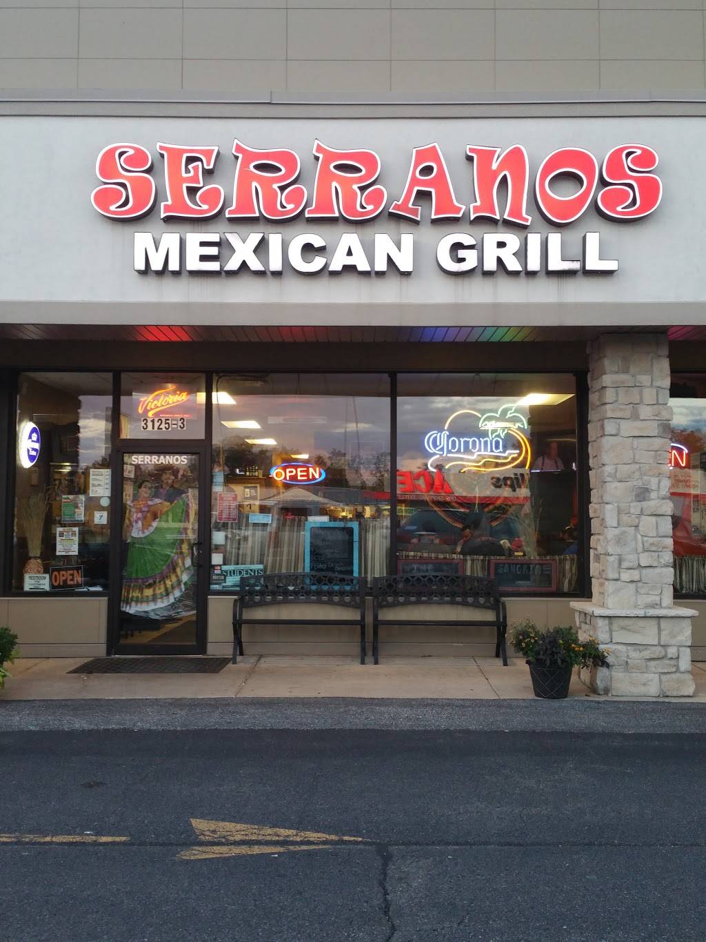 Serranos Mexican Grill | restaurant | 3125 Calumet Ave #3, Valparaiso, IN 46383, USA | 2192866996 OR +1 219-286-6996