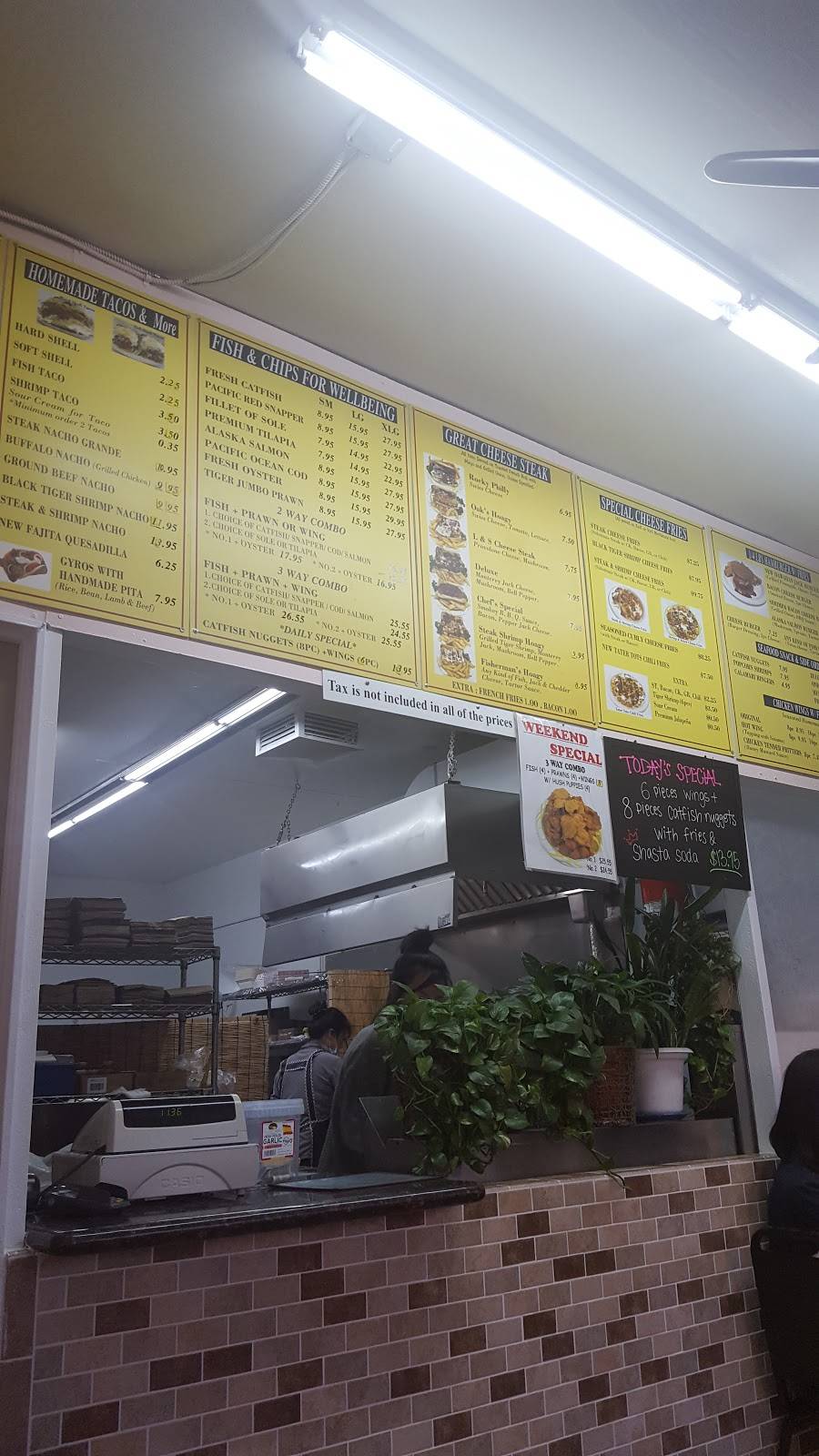 L & S Fish & Chips | restaurant | 326 E 18th St, Oakland, CA 94606, USA | 5106251700 OR +1 510-625-1700