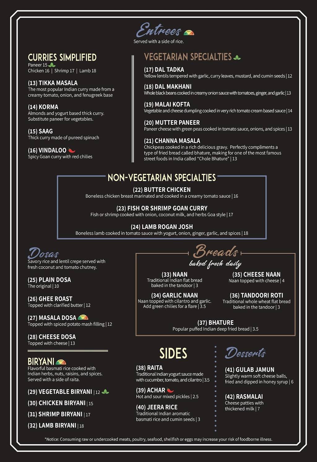 Taj: Modern Indian Cuisine | restaurant | 2290 Town Center Ave Suite 115, Melbourne, FL 32940, USA | 3214094584 OR +1 321-409-4584