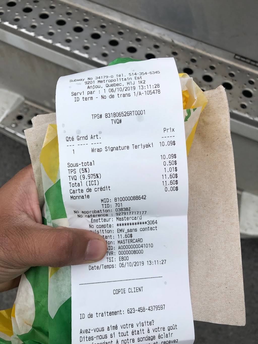 Subway | restaurant | 9201 Boul Métropolitain E, Anjou, QC H1J 1K2, Canada | 5143546345 OR +1 514-354-6345