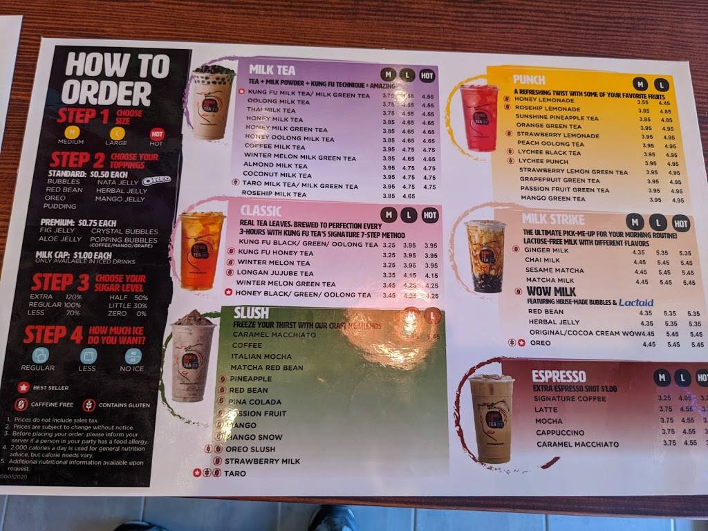 Kung Fu Tea & TKK Fried Chicken 顶呱呱 - Williamsburg VA | cafe | 4902 Courthouse St, Williamsburg, VA 23188, USA | 7575857188 OR +1 757-585-7188