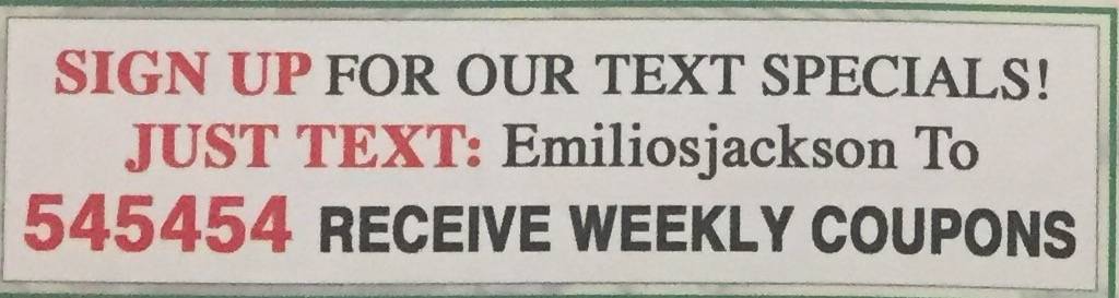 Emilios Restaurant | restaurant | 3856, 715 Bennetts Mills Rd # 7, Jackson, NJ 08527, USA | 7329289115 OR +1 732-928-9115