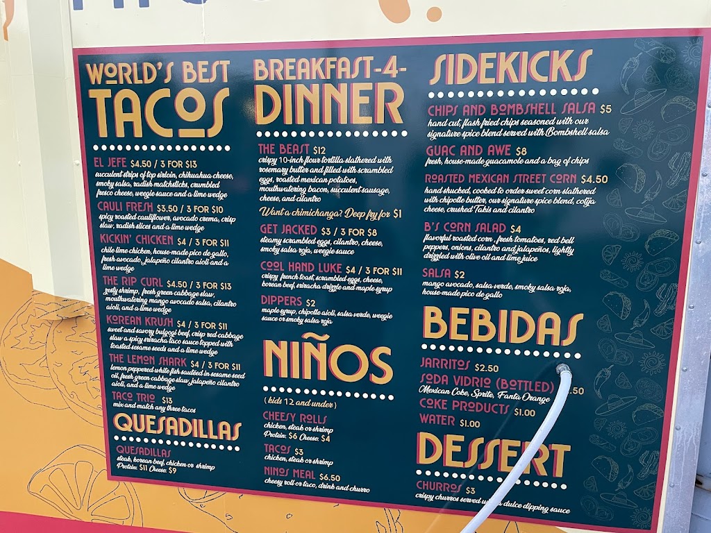 Bombshell Tacos | restaurant | 5000 S MacDill Ave, Tampa, FL 33611, USA | 8138336255 OR +1 813-833-6255