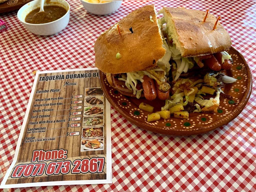 Taqueria Durango BBQ | restaurant | 699-501 Parker Rd, Fairfield, CA 94535, USA | 7076732867 OR +1 707-673-2867