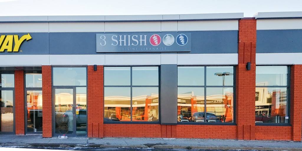 3 Shish | restaurant | 84 Boulevard Industriel, Repentigny, QC J6A 4X6, Canada | 4506576578 OR +1 450-657-6578