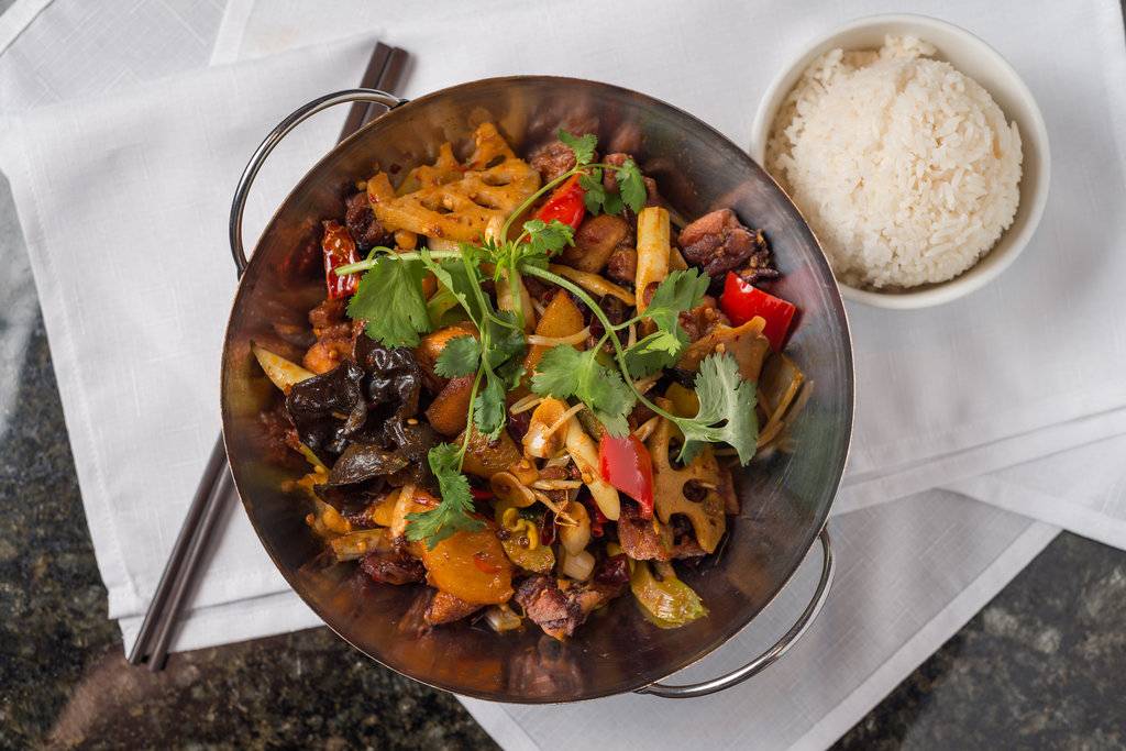 Spicy Cuisine | restaurant | 6777 Woodlands Pkwy Ste 216, The Woodlands, TX 77382, USA | 2814199961 OR +1 281-419-9961