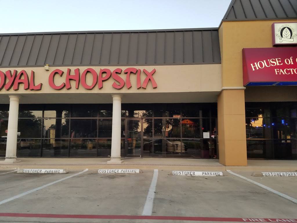 Royal Chopstix | restaurant | 13901 Midway Rd #109, Farmers Branch, TX 75244, USA | 9722398880 OR +1 972-239-8880