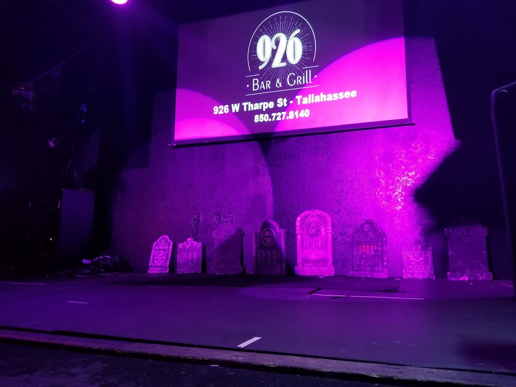 926 Bar & Grill | restaurant | 926 W Tharpe St, Tallahassee, FL 32303, USA | 8507278140 OR +1 850-727-8140