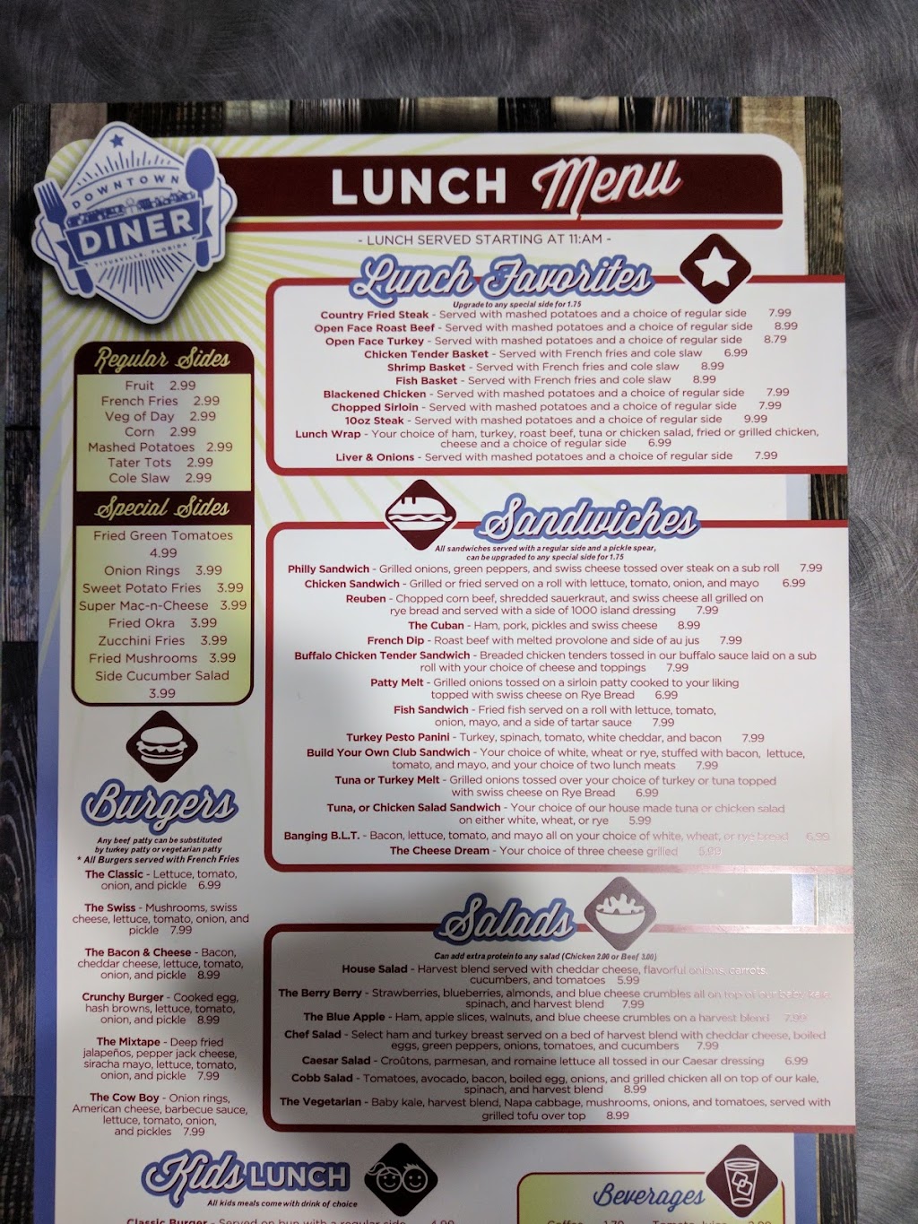 Your Place | restaurant | 605 S Hopkins Ave, Titusville, FL 32796, USA | 3212681811 OR +1 321-268-1811