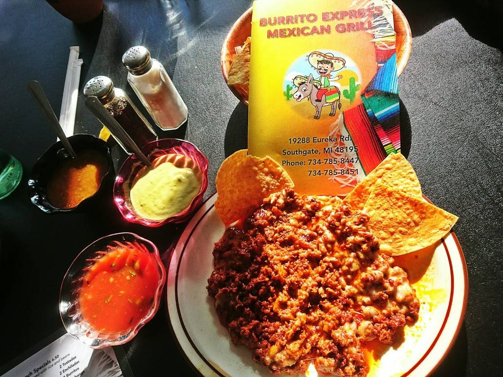 Burrito Express Mexican Grill | restaurant | 19288 Eureka Rd, Southgate, MI 48195, USA | 7347858447 OR +1 734-785-8447