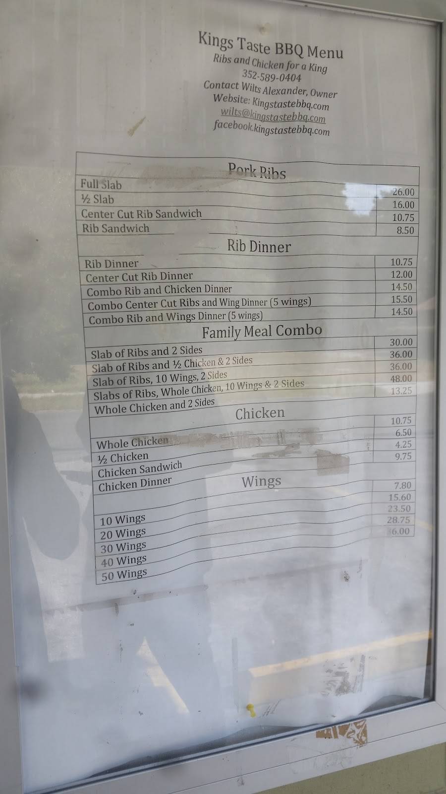 Kings Taste Barbecue | restaurant | 503 Palmetto St, Eustis, FL 32726, USA | 3525890404 OR +1 352-589-0404