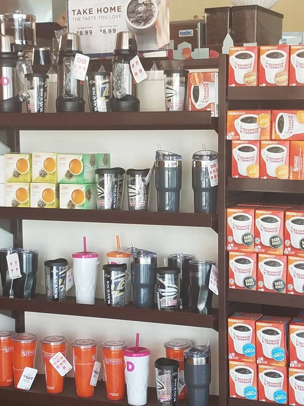 Dunkin | cafe | 3004 Emmorton Rd, Abingdon, MD 21009, USA | 4105691103 OR +1 410-569-1103