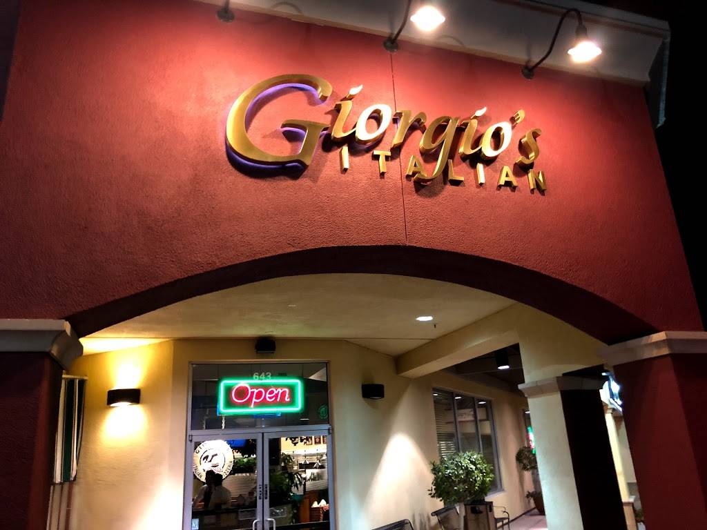 Giorgios Italian Food & Pizzeria | restaurant | 643 E Calaveras Blvd, Milpitas, CA 95035, USA | 4089421292 OR +1 408-942-1292