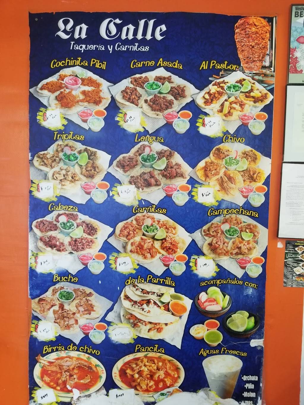 La Calle Taqueria Y Carnitas | restaurant | 1565 W Alameda Ave, Denver, CO 80223, USA | 7205836586 OR +1 720-583-6586