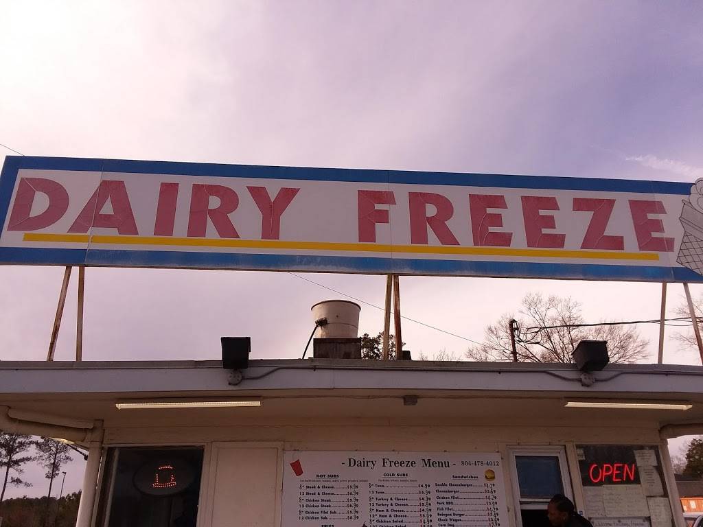 Dairy Freeze | restaurant | 21112 Boydton Plank Rd, McKenney, VA 23872, USA | 8044784012 OR +1 804-478-4012