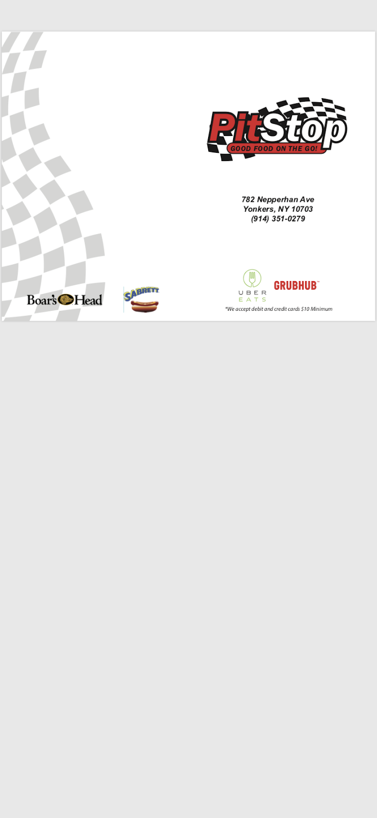 THE PIT STOP | restaurant | 782 Nepperhan Ave, Yonkers, NY 10703, USA | 9143510279 OR +1 914-351-0279