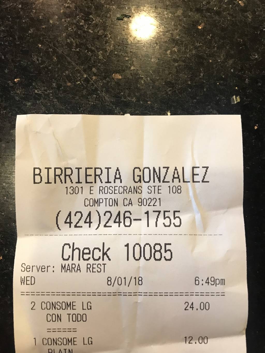 Birrieria Gonzalez | restaurant | 1301 Rosecrans Ave, Compton, CA 90221, USA | 4242461755 OR +1 424-246-1755