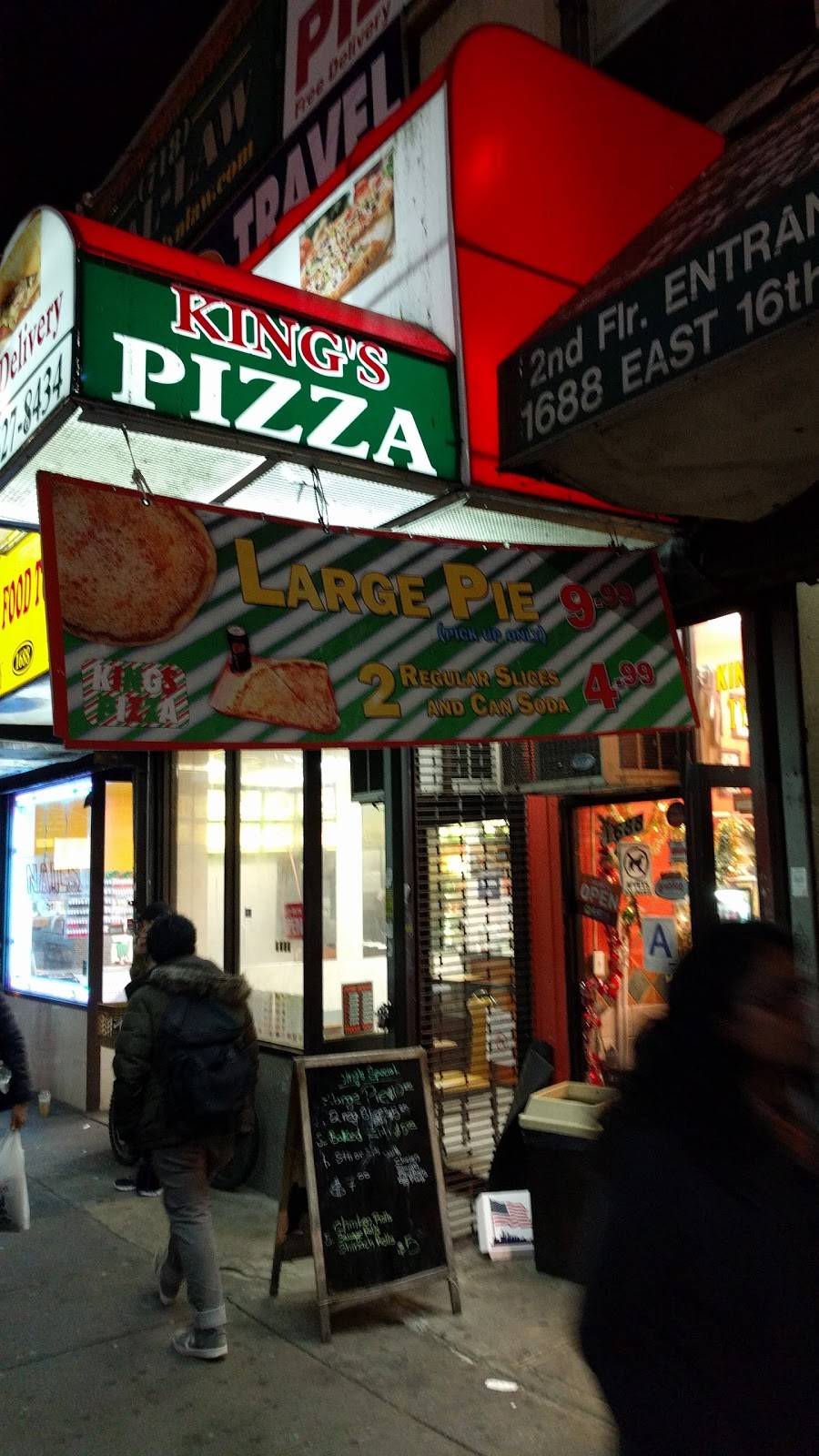 Kings Pizza | meal delivery | 1688 East 16th Street, Brooklyn, NY 11229, USA | 7186278434 OR +1 718-627-8434