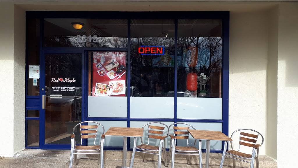 Red Maple Asian Bistro | restaurant | 8315 Grubb Rd, Silver Spring, MD 20910, USA | 3016082655 OR +1 301-608-2655