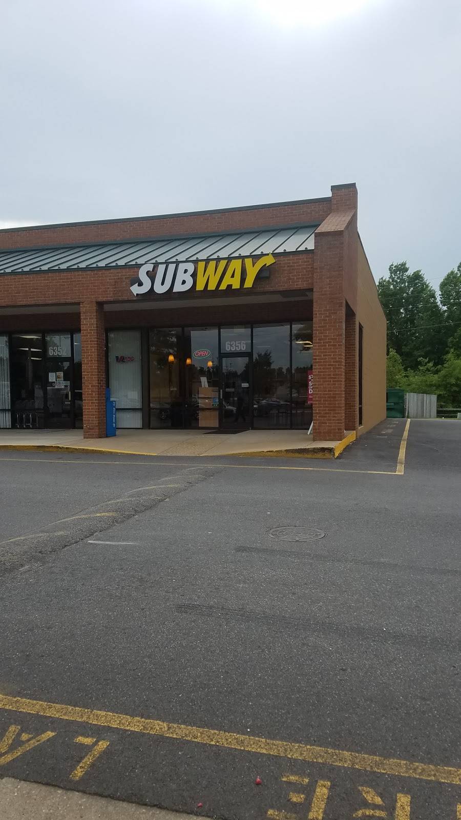 Subway Restaurants | restaurant | 6356 Jefferson Davis Hwy, Spotsylvania Courthouse, VA 22551, USA | 5405828003 OR +1 540-582-8003