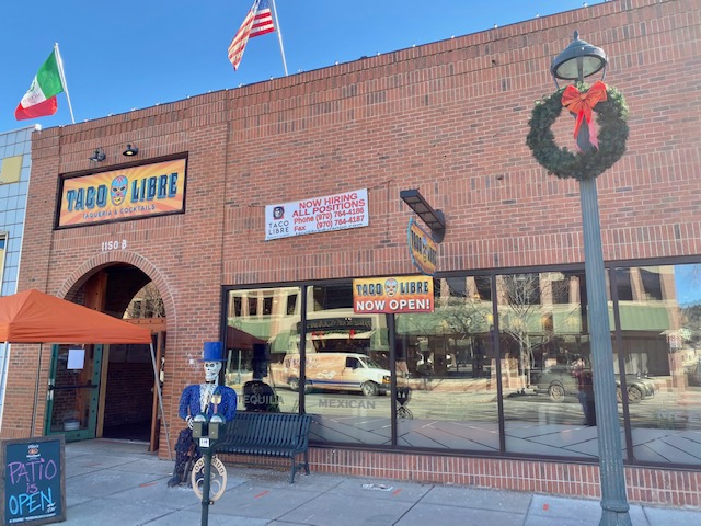 Taco Libre - Taqueria & Cocktails | restaurant | 1150 Main Ave, Durango, CO 81301, USA | 9707644186 OR +1 970-764-4186