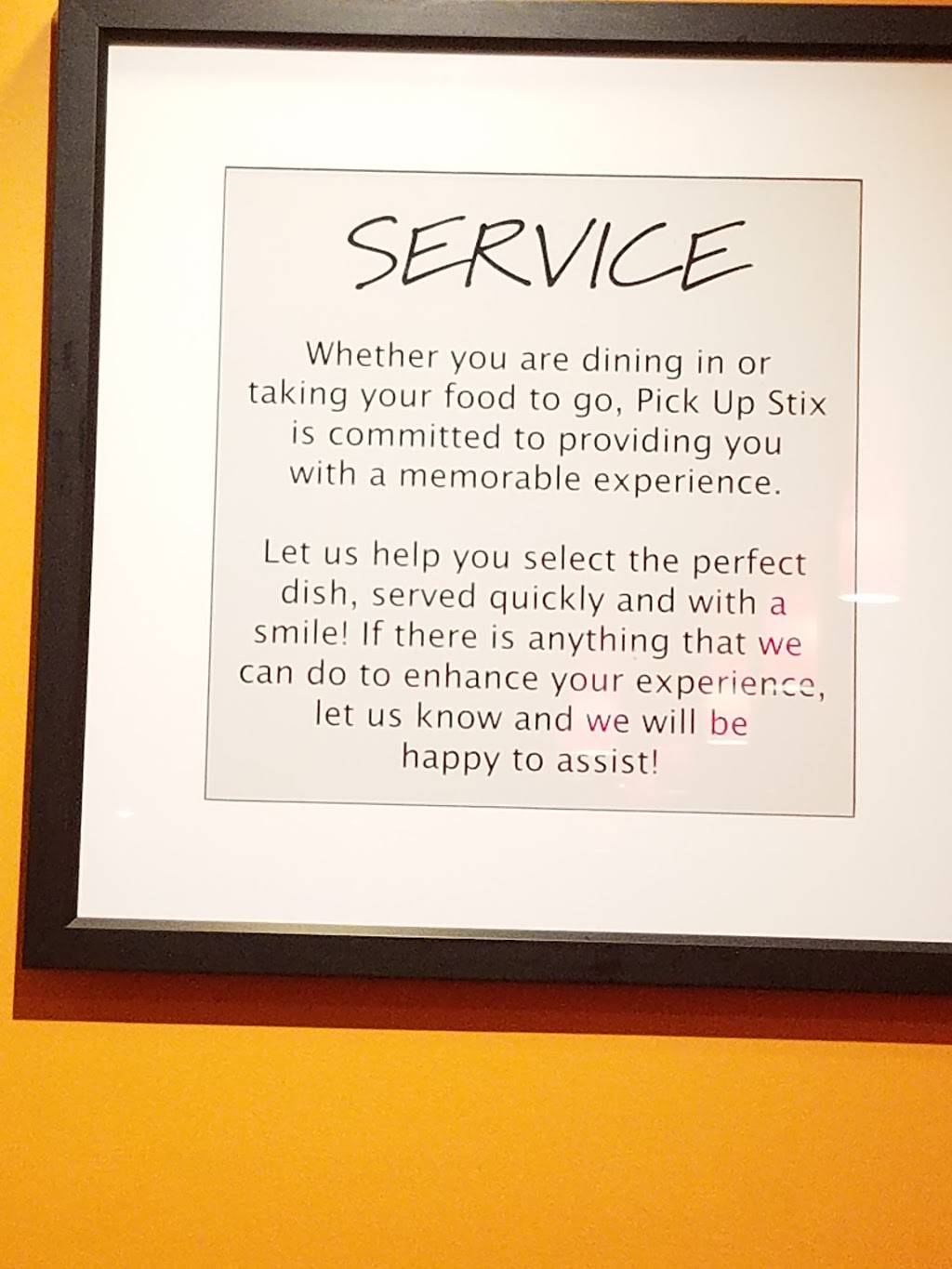 Pick Up Stix Fresh Asian Flavors | meal takeaway | 32525 Golden Lantern Street Suite DE, Dana Point, CA 92629, USA | 9494962822 OR +1 949-496-2822