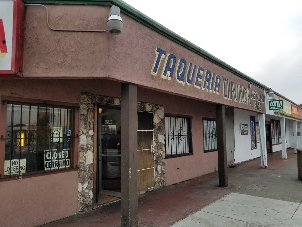 Taqueria Chavinda | restaurant | 3330 Cutting Blvd, Richmond, CA 94804, USA | 5109659452 OR +1 510-965-9452
