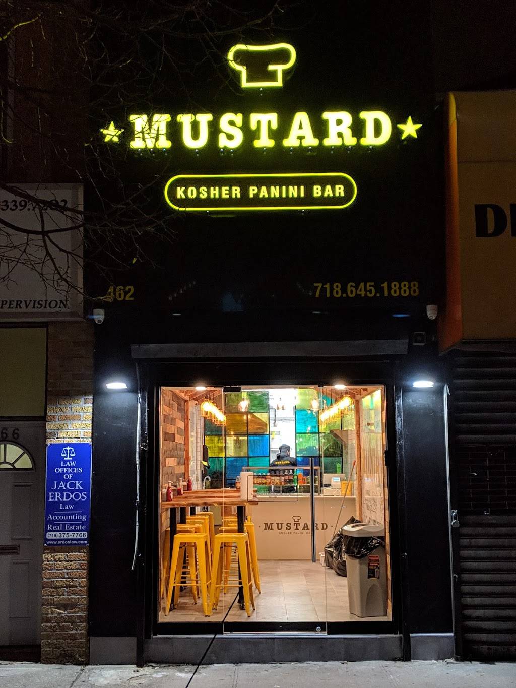 Mustard Panini Bar | restaurant | 462 Avenue P, Brooklyn, NY 11223, USA | 7186451888 OR +1 718-645-1888