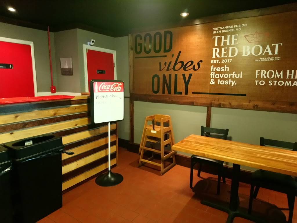 The Red Boat Asian Fusion | restaurant | 440 Crain Hwy, Glen Burnie, MD 21061, USA | 4104127688 OR +1 410-412-7688