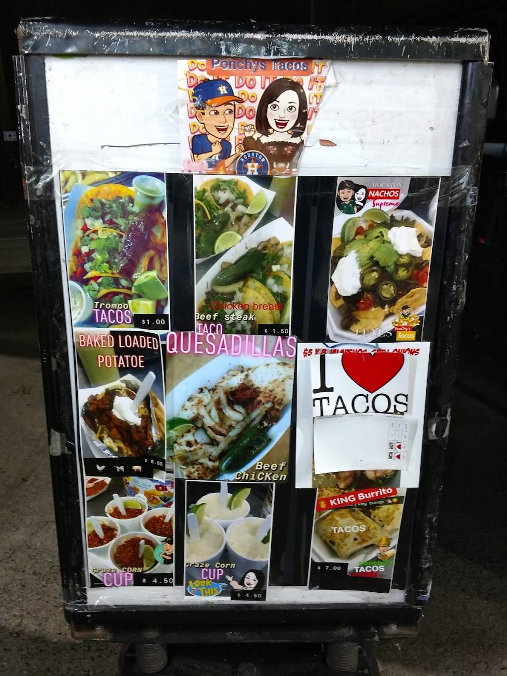 Ponchys Tacos | restaurant | 16911 Old Louetta Rd, Houston, TX 77070, USA | 8327924786 OR +1 832-792-4786