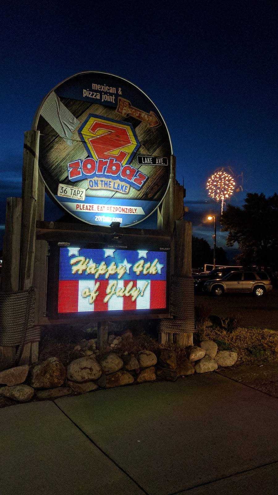 Zorbaz | restaurant | 159 Lake Ave S, Spicer, MN 56288, USA | 3207962195 OR +1 320-796-2195
