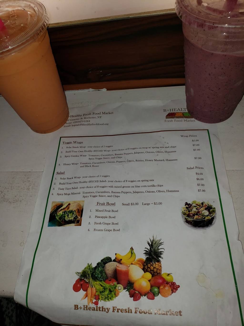 B + Healthy Fresh Food Market | restaurant | 442 Genesee St, Rochester, NY 14611, USA | 5856649639 OR +1 585-664-9639