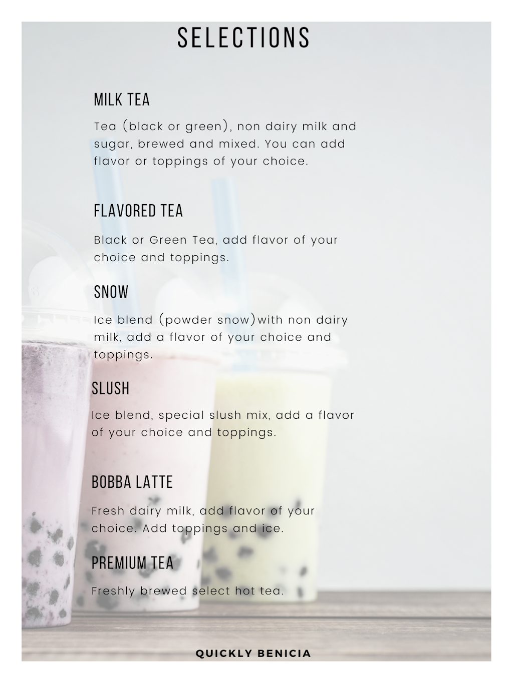 Quickly Benicia | cafe | 822 Southampton Rd, Benicia, CA 94510, USA | 7073615936 OR +1 707-361-5936